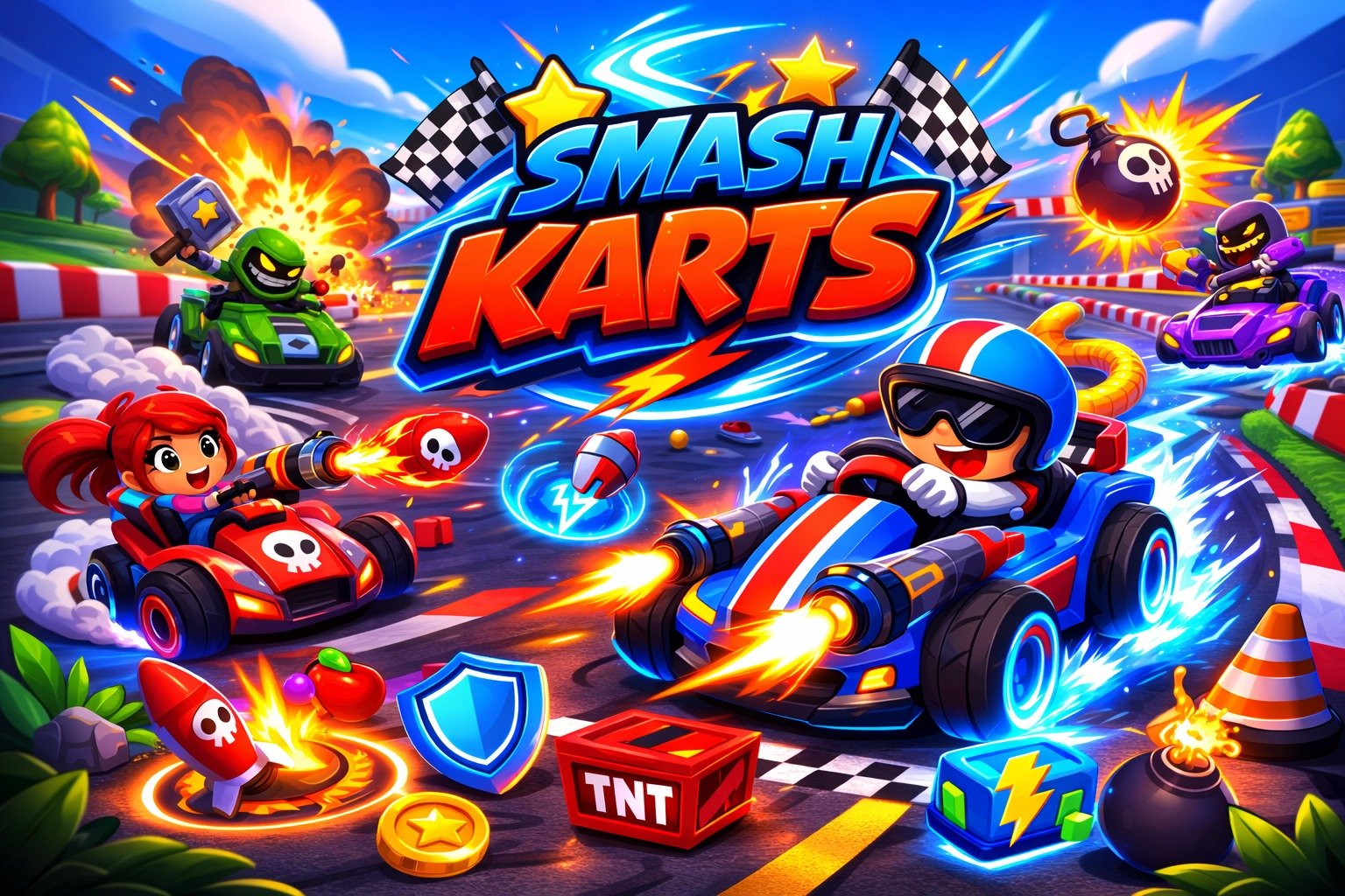 Smash Karts Gameplay